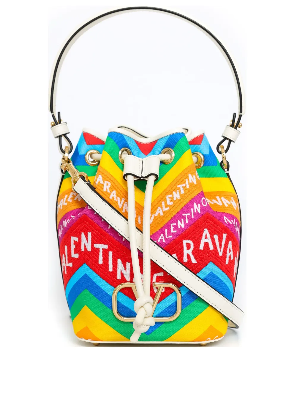 Valentino Garavani Escape mini bucket bag - Arancione