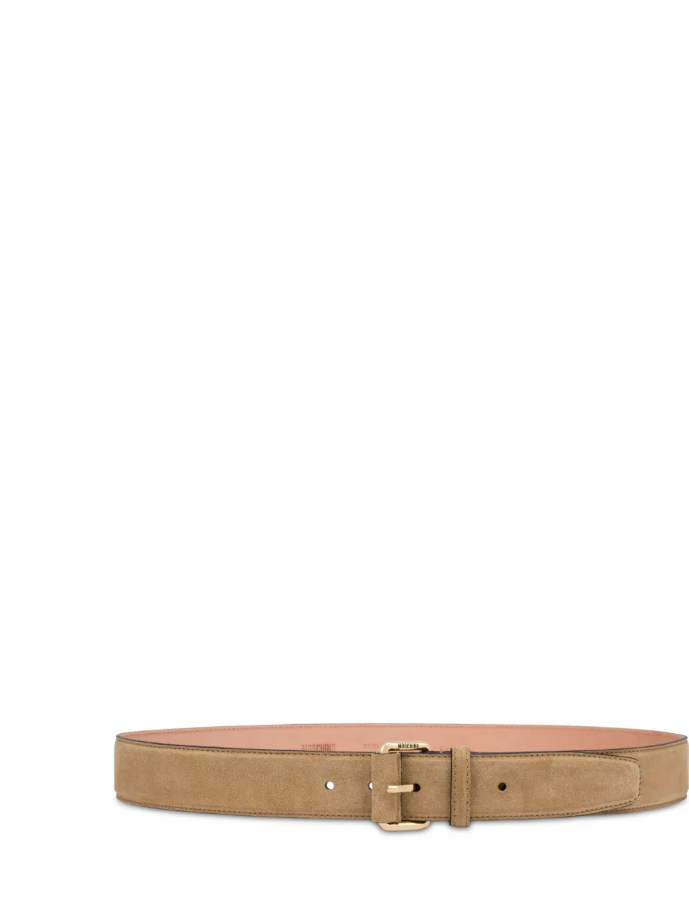 Moschino suede belt - Marrone
