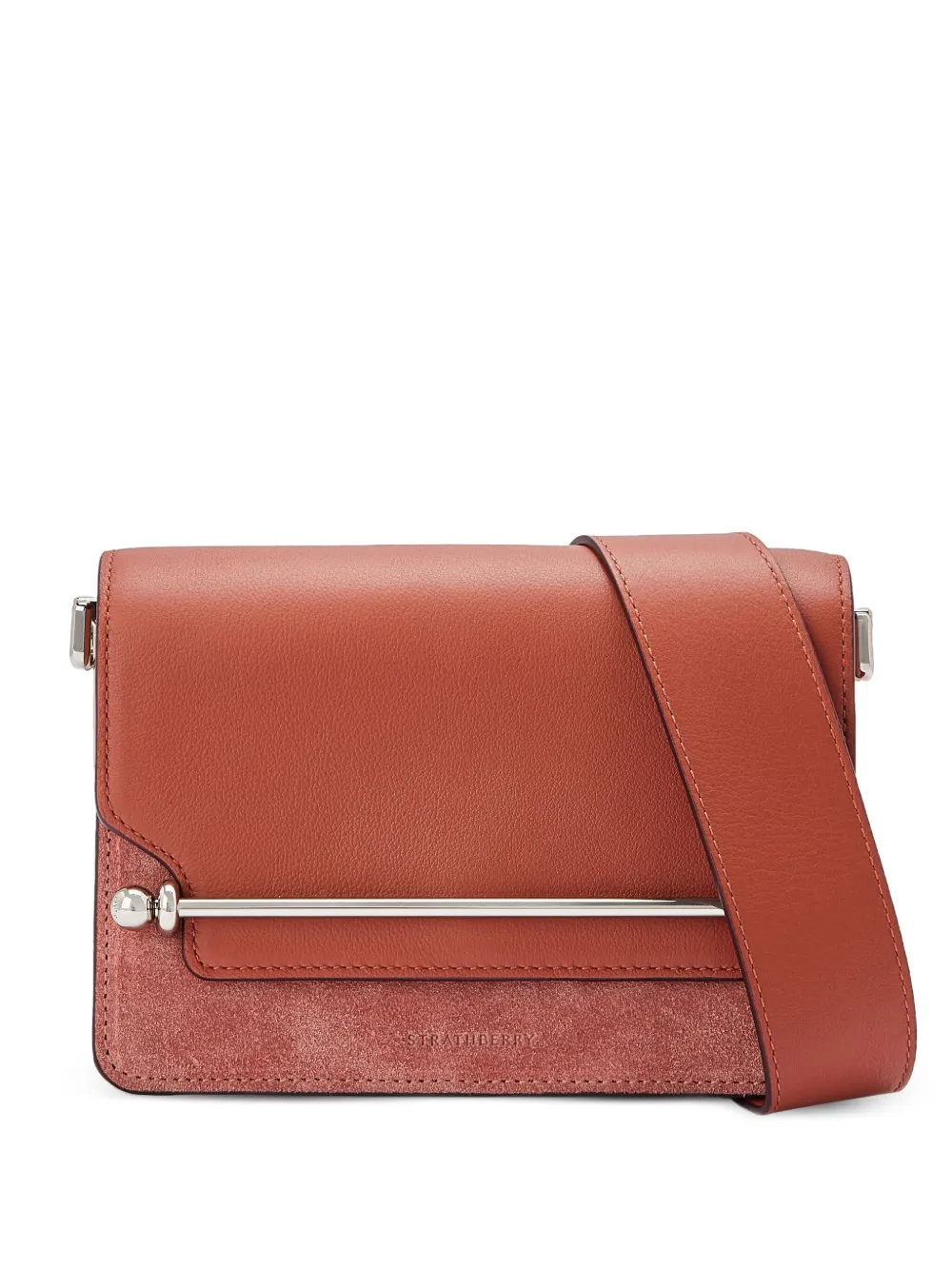 Strathberry East/West shoulder bag - Marrone