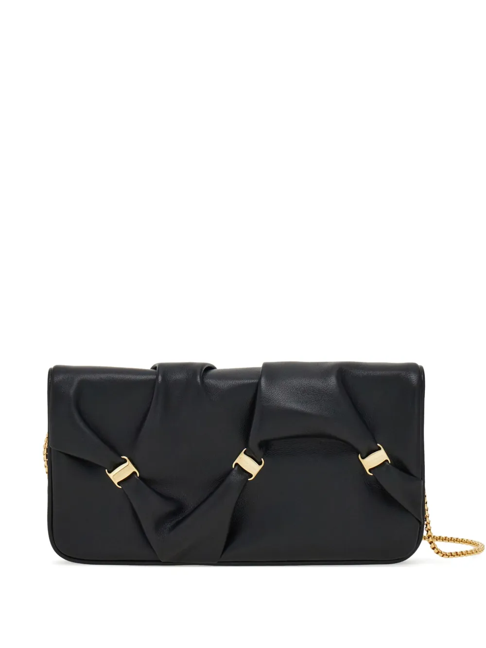 Ferragamo chain wallet - Nero
