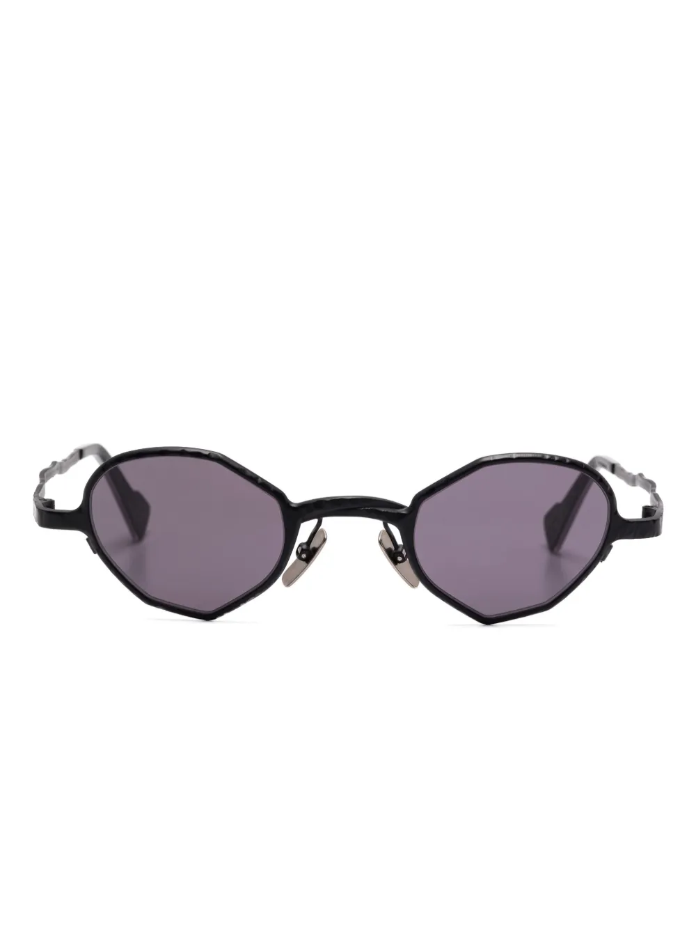Kuboraum geometric-frame sunglasses - Nero