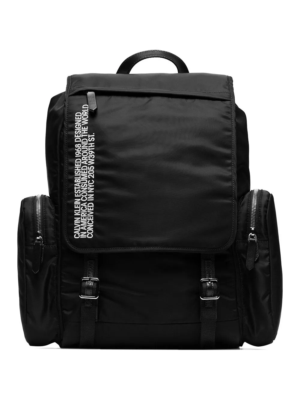 Calvin Klein Zaino con logo - Nero