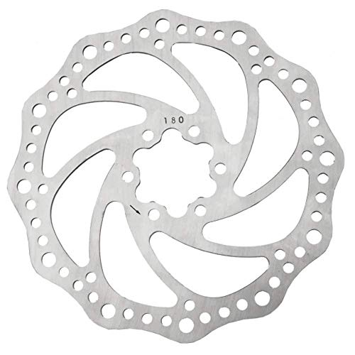 M-Wave Bd-180, Disco Freno Unisex-Adult, Argento, 180 Mm