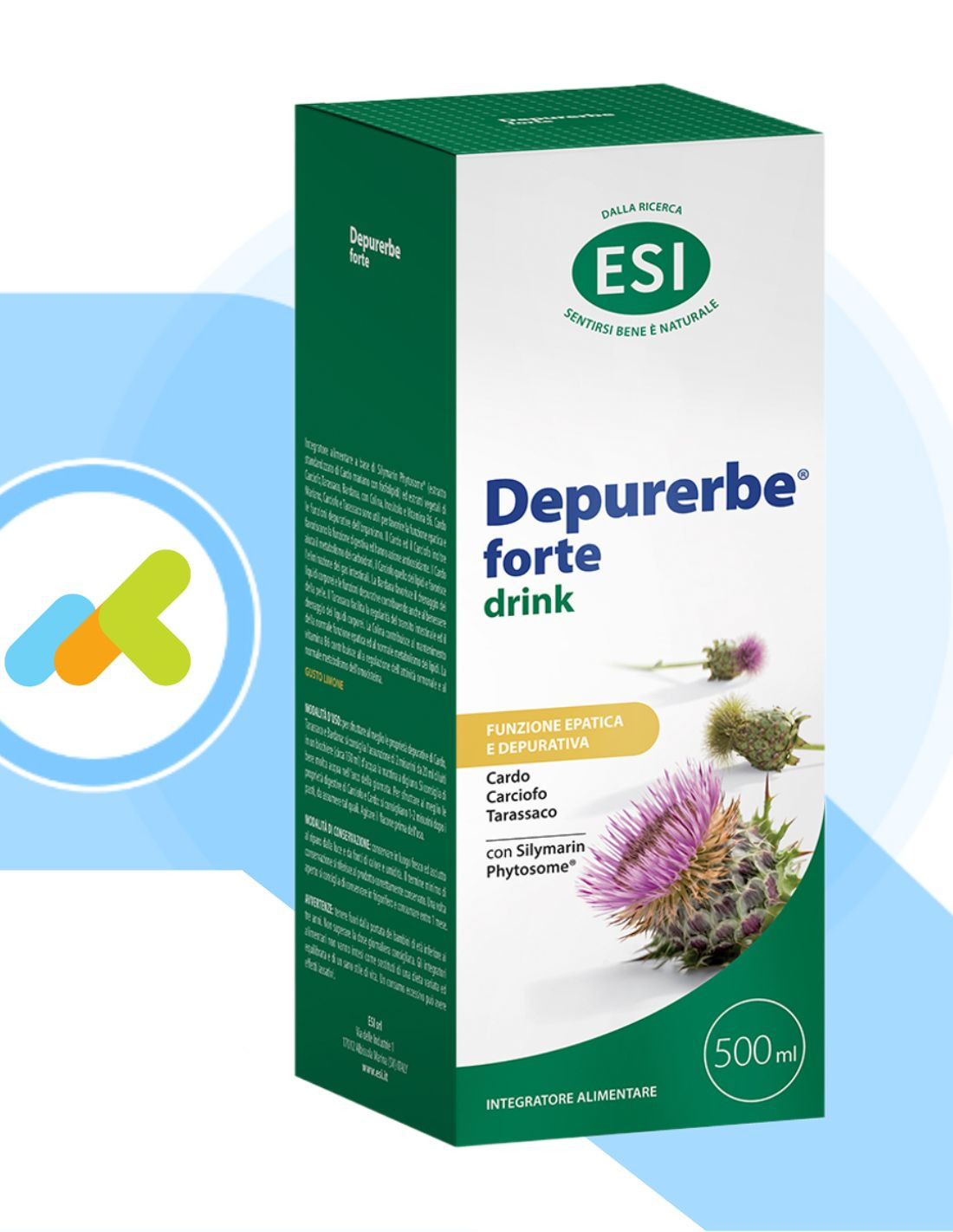 Esi Depurerbe Forte Drink | Favorisce La Funzione Depurativa Ed