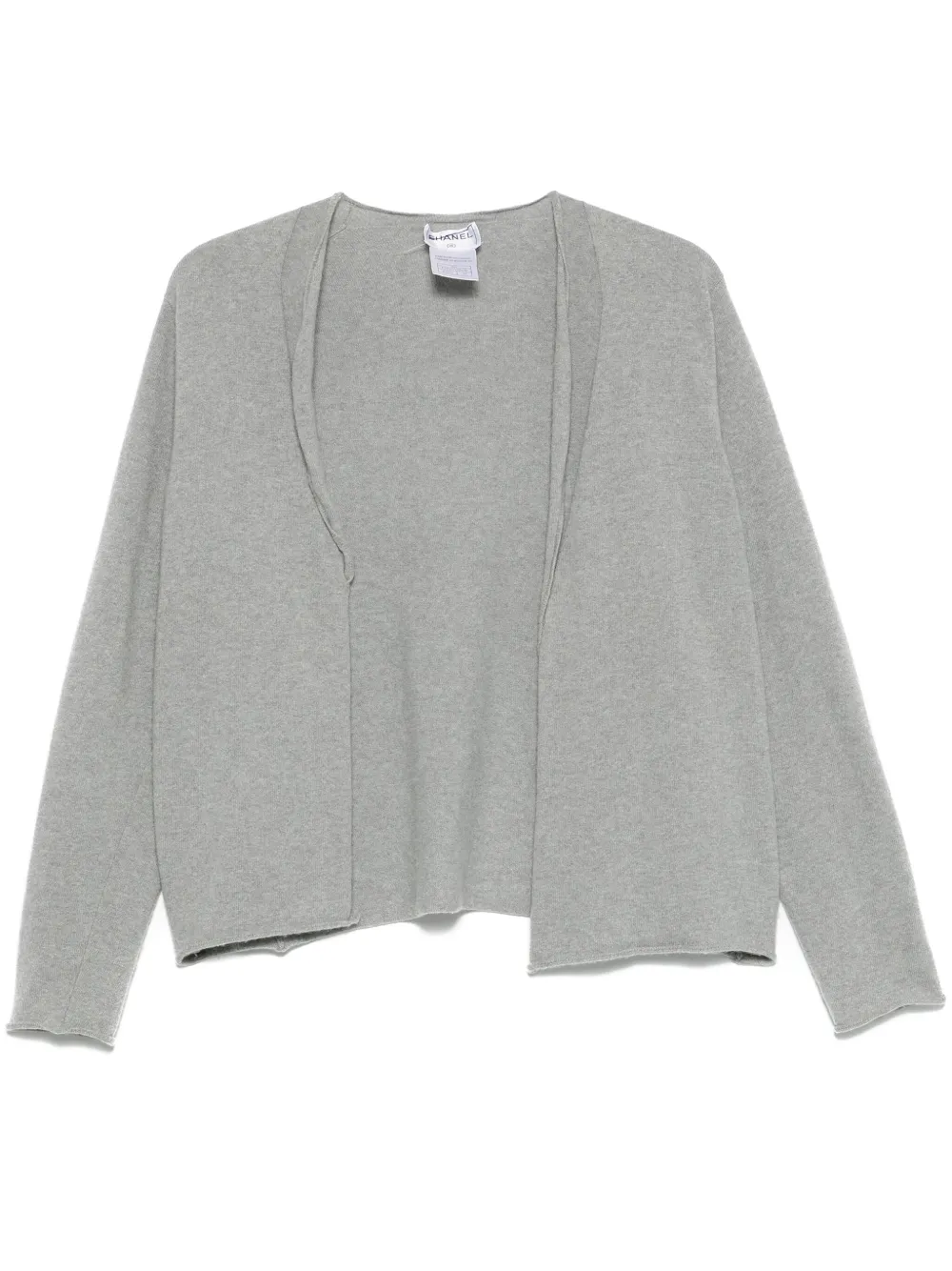 CHANEL Pre-Owned Cardigan in cashmere anni 2000 - Grigio
