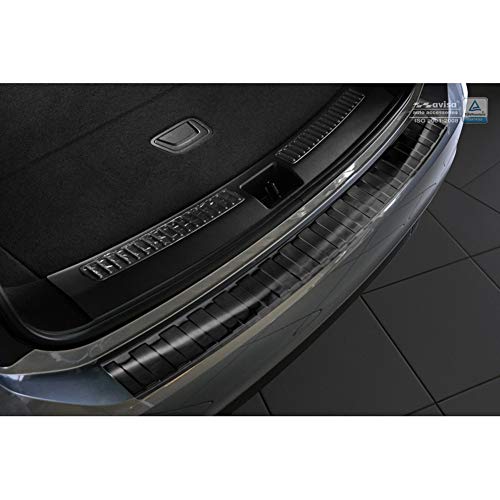 Avisa Protezione Paraurti Posteriore In Acciaio Inox Nero Compatibile Con Opel Insignia B Sportstourer 2017- 'Ribs'