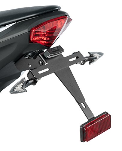 Puig Supporto Per Portatarga Per Kawasaki Ninja 250Sl 15'-16', Z250Sl 15'-16', Nero