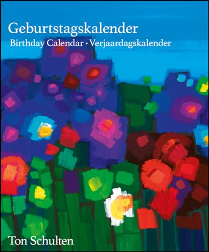 Flowers Birthday Calendar - Perpetual Calendar - 22 X 26.5Cm: Geburtstagskalender Immerwährend