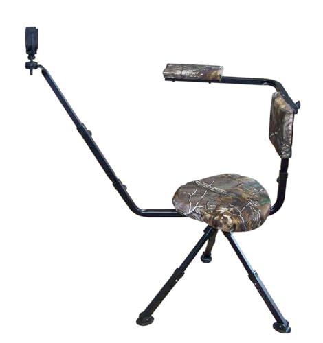 Berger & Schröter Schießstuhl 360° Klappbar/Tragbar, Sedia Unisex, Mimetico, M