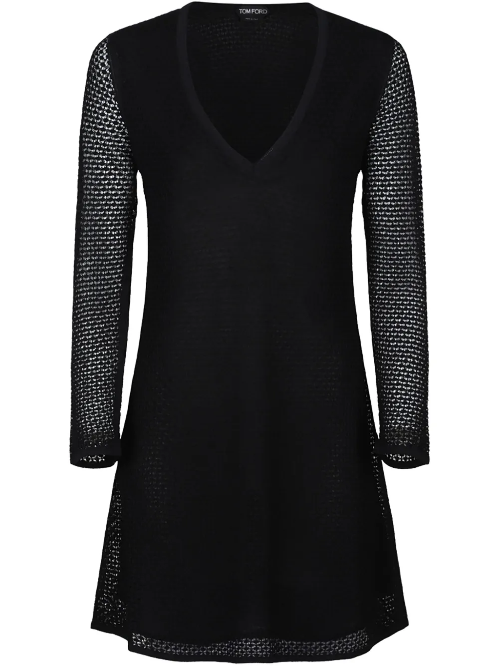 TOM FORD knitted mini dress - Nero