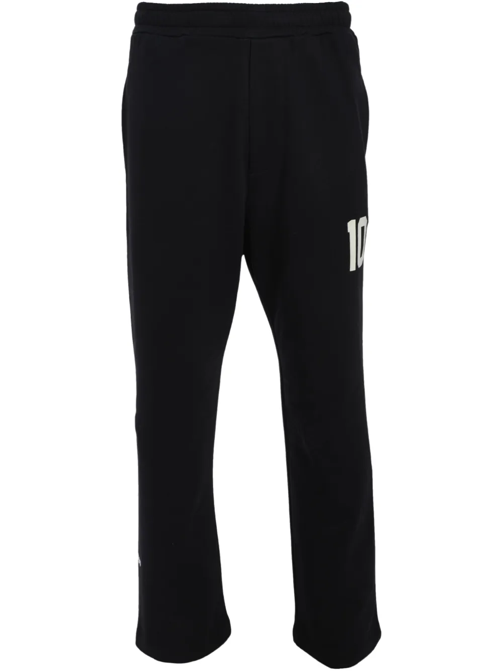 BARROW number-print track pants - Nero