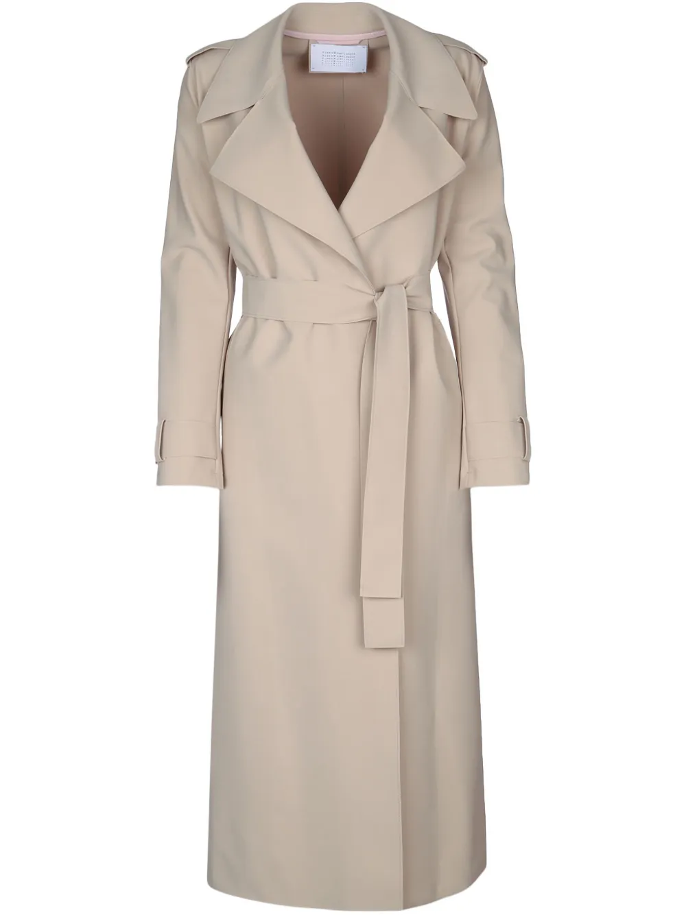 Harris Wharf London scuba trench coat - Toni neutri