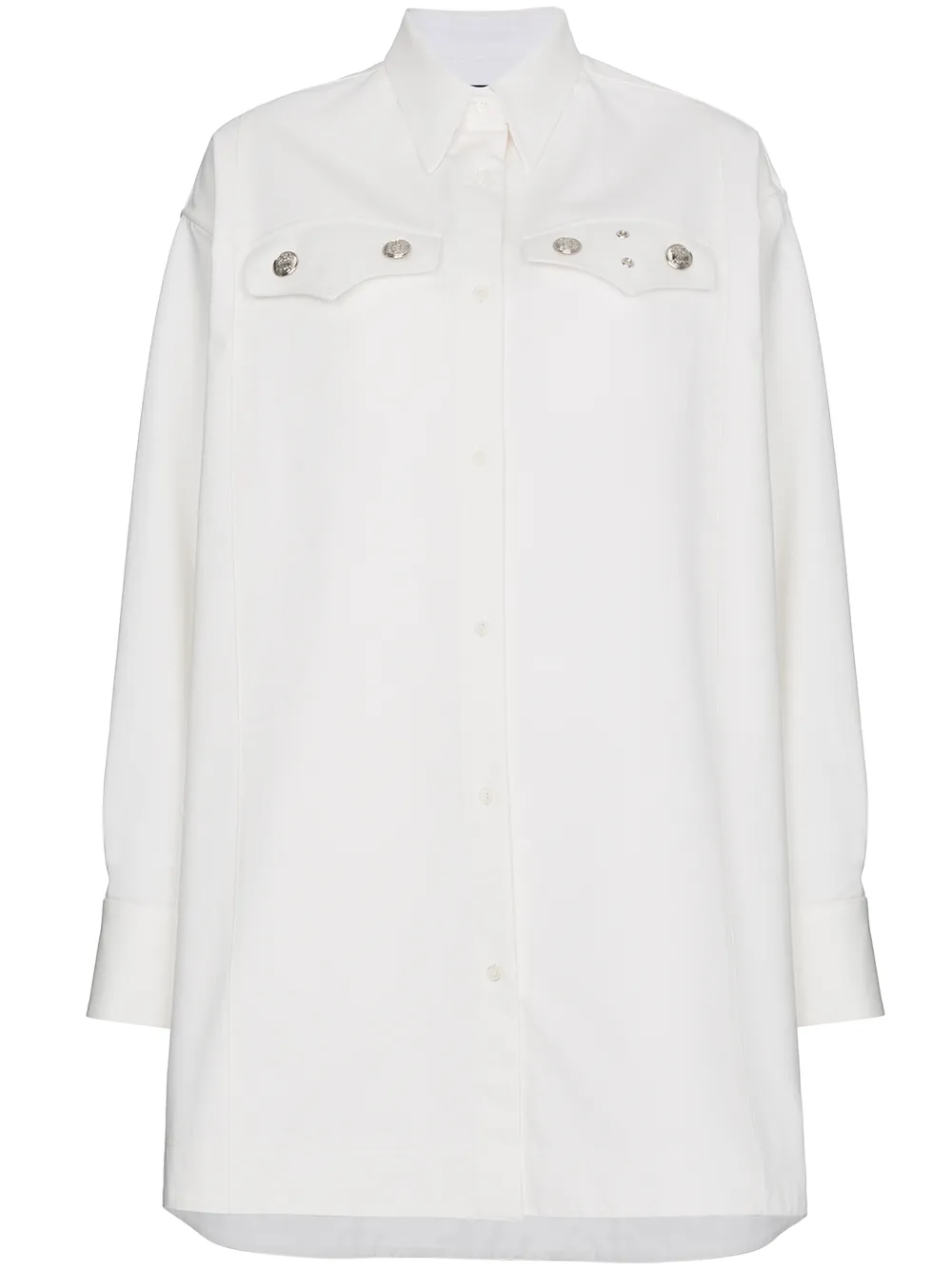 Calvin Klein Camicia con bottoni decorativi - Bianco