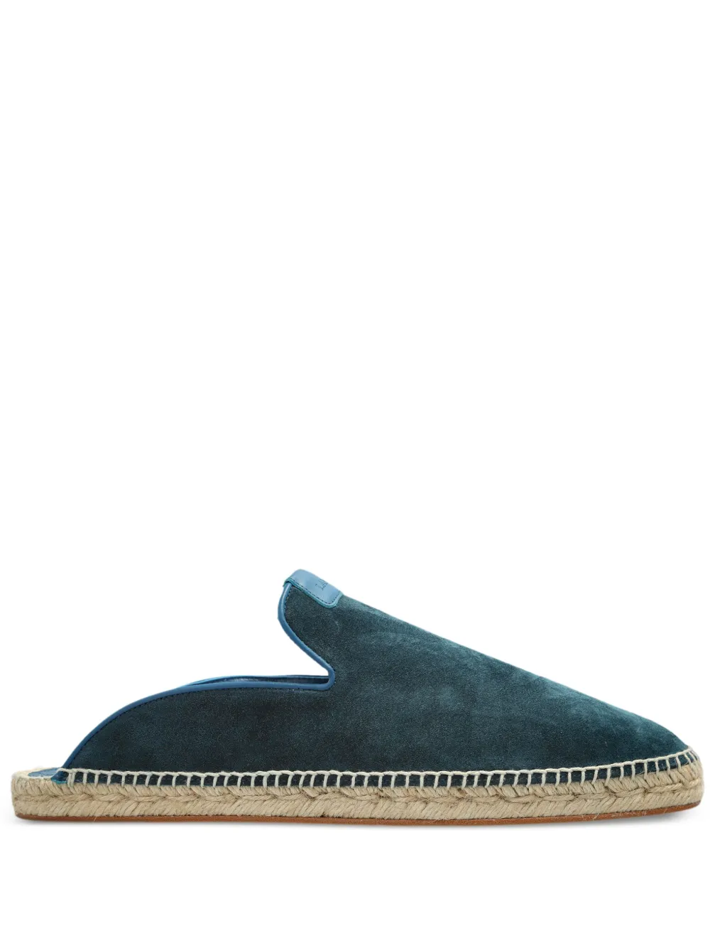 Lanvin suede slides - Blu