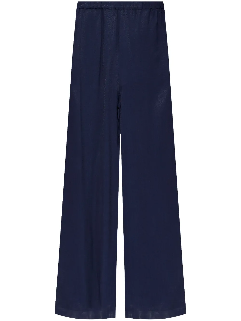 Emporio Armani jacquard palazzo pants - Blu