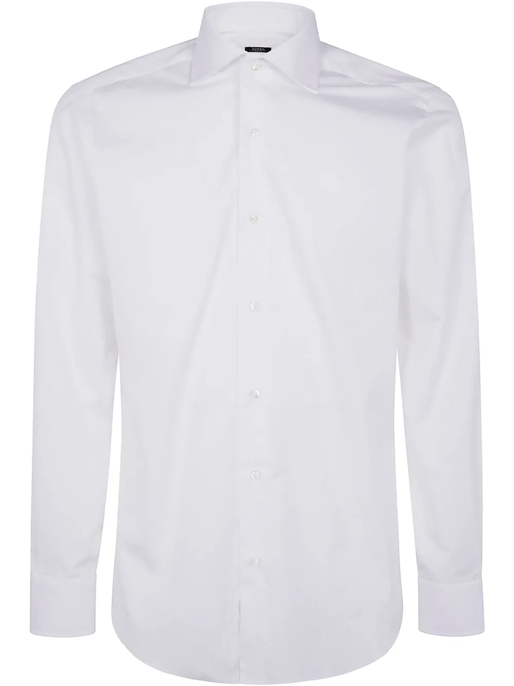 Barba spread collar shirt - Bianco
