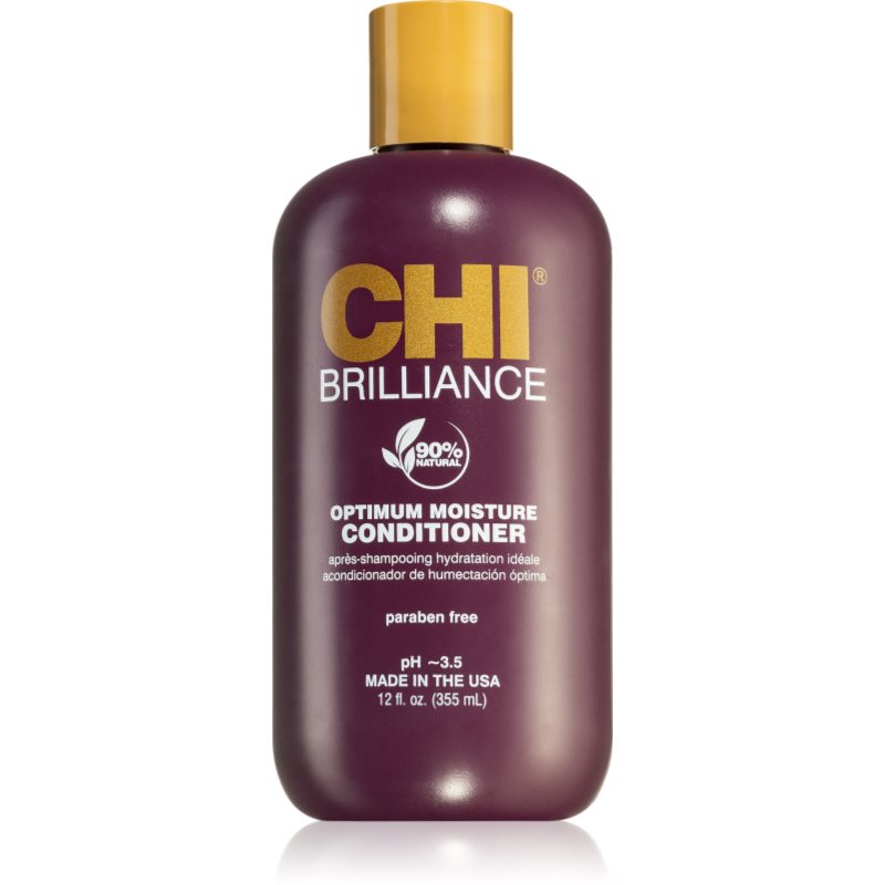 Chi Brilliance Optimum Moisture Conditioner Balsamo Idratante Per Capelli Rovinati E Secchi 355 Ml