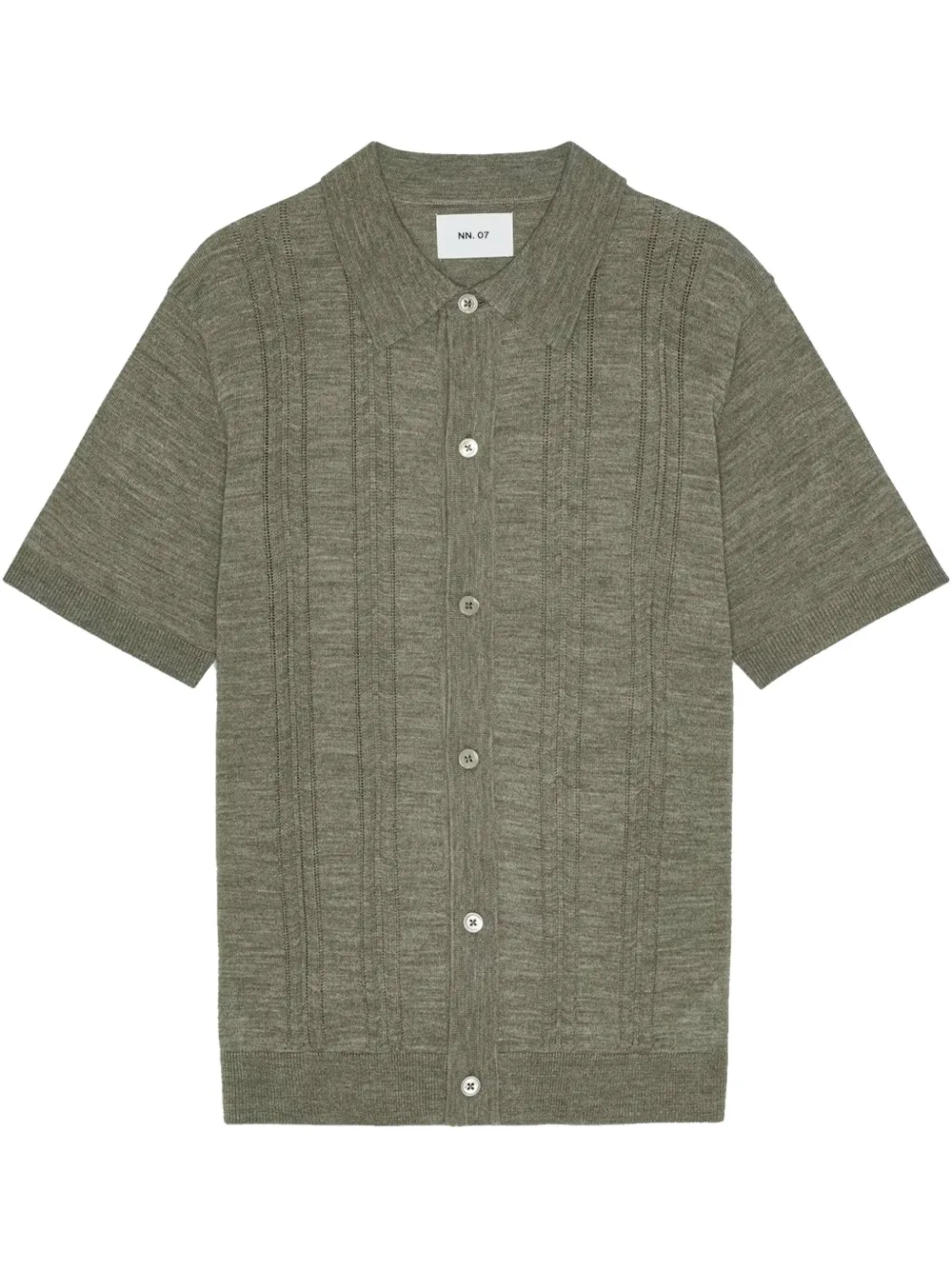 NN07 knitted shirt - Verde