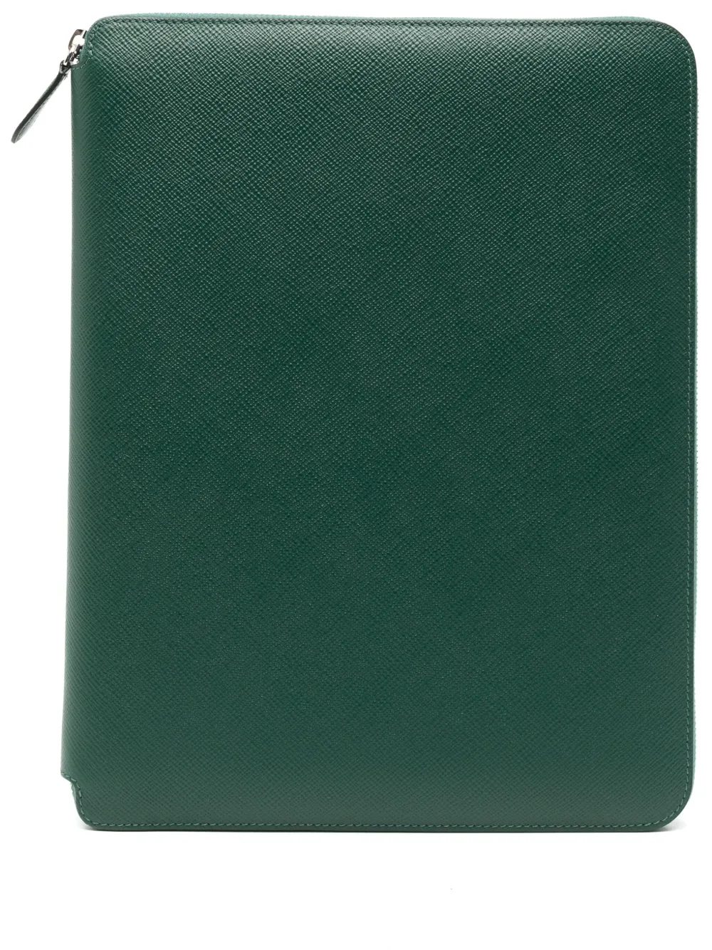 Smythson A4 writing folder - Verde