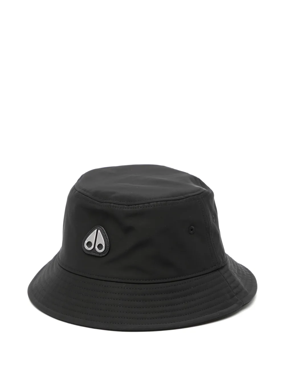 Moose Knuckles logo bucket hat - Nero
