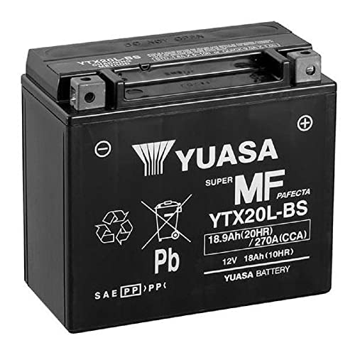 Yuasa Batteria Di Ricambio Agm Sla Ytx20L-Bs 12V
