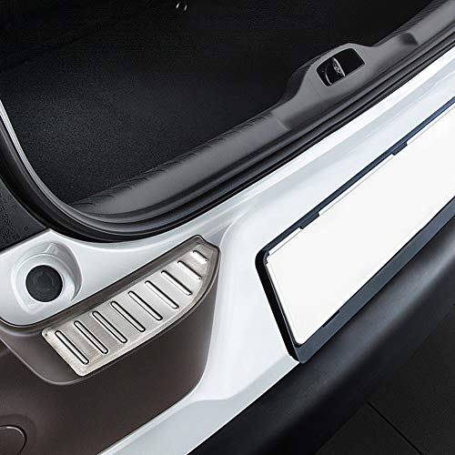Avisa Protezione Paraurti Posteriore In Acciaio Inox Compatibile Con Citroën C4 Cactus 2014- 'Ribs'