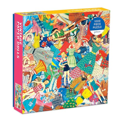 Puzzle - Vintage Paper Dolls: 1000 Piece Puzzle In A Square Box