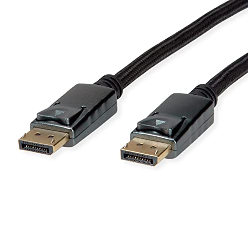 Roline Cavo Displayport V1.4, Dp St - St, Nero/Argento, 3 M