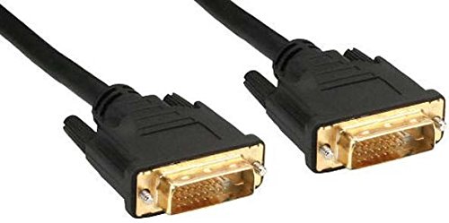 Goobay 69208 Cavo Dvi-I Fullhd Dual Link, Dorato, 10M Lunghezza