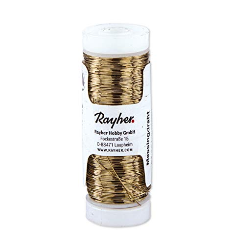 Rayher Filo Di Ottone 0,3 Mm/80 M Su Bobina