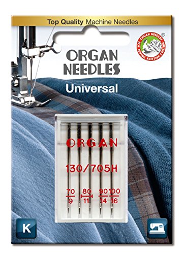 Organ Needles Needles #70-#100 Combo Universale X 5 Aghi