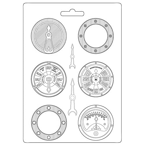 Stamperia International, Kft Soft Mould A4-Lady Vagabond Lifestyle, Various