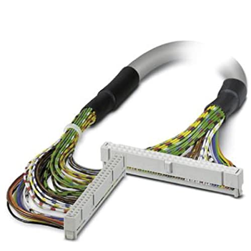 Phoenix Contact Flk 50/Ez-Dr/50/Konfek - Cavo Rotondo Di Collegamento 1 Presa Idc/Flk (1 X 50 Poli), Connettore 2 Prese Idc/Flk (1 X 50 Poli), Lunghez