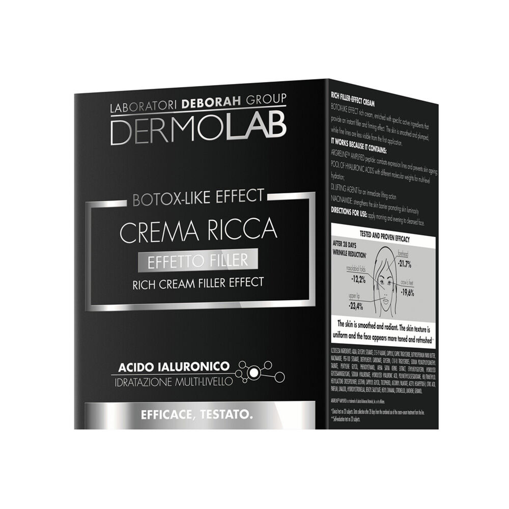 Dermolab Crema Ricca Effetto Filler Botox-Like Effect 50ml - -