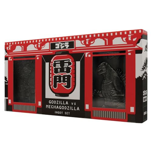 Fanattik Godzilla - Set Di Lingotti Gemelli, Edizione Limitata Per 70° Anniversario