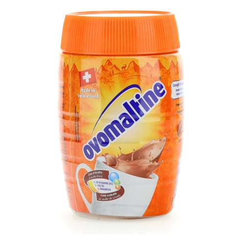 Ovomaltine, Polvere Solubile Per Bevanda A Base Di Malto D'Orzo E Cacao, Ricca Di Vitamine E Minerali, Ricarica Energetica, Ideale Per Una Colazione E