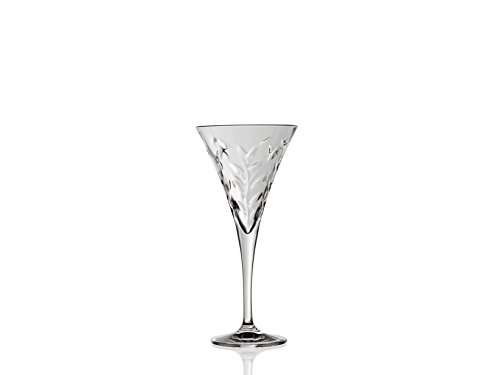 Rcr Laurus Wine Goblet 17 Cl, Set Of 6 Pieces, Glass, Transparent