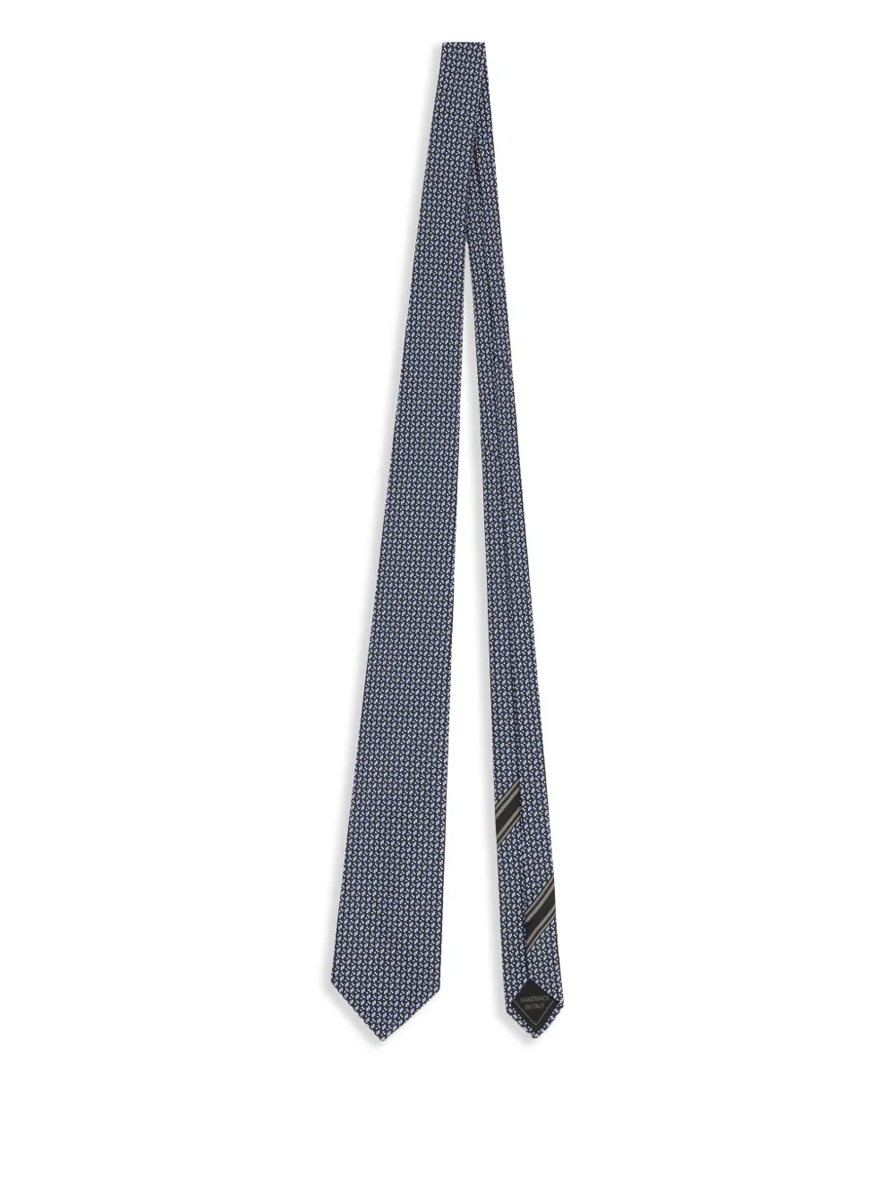 Brioni jacquard silk tie - Nero