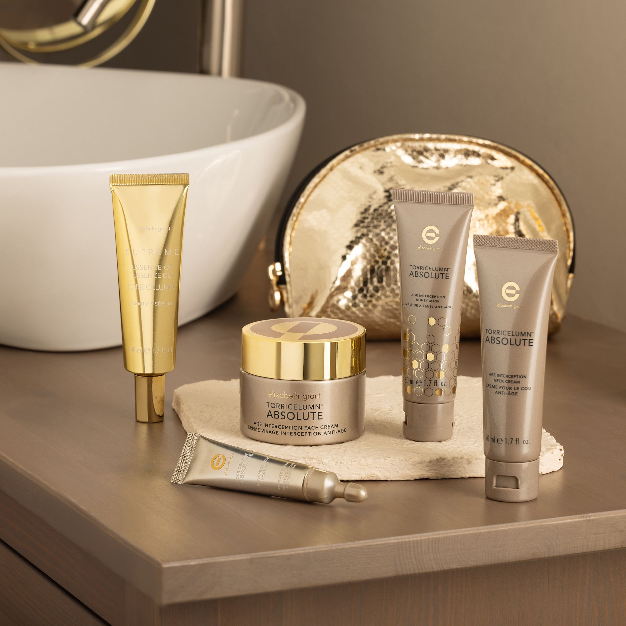 Elizabeth Grant Kit 5 Torricelumn™: siero, maschera,creme viso, collo e occhi