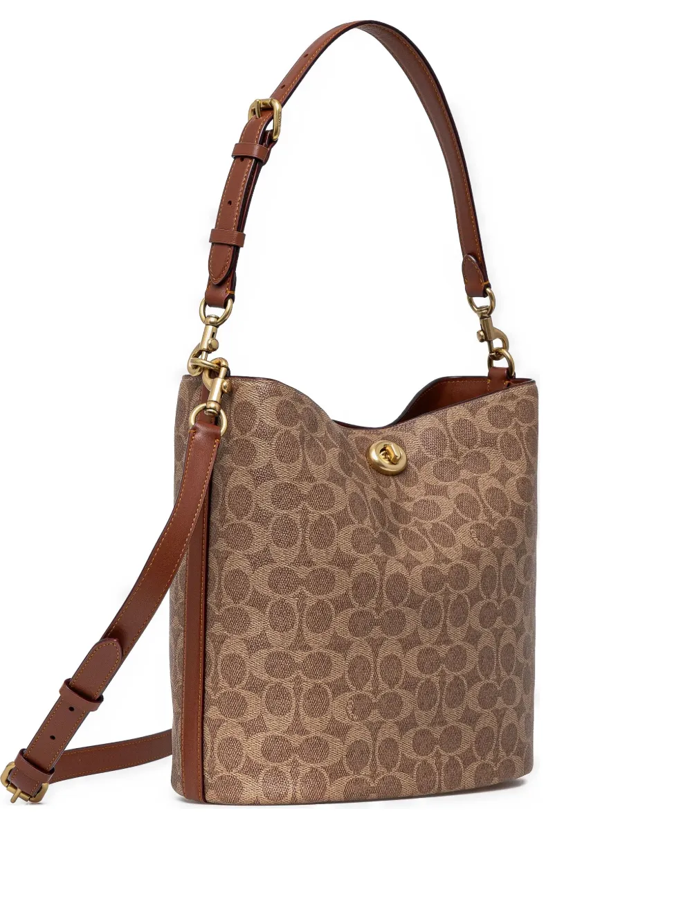 Coach Willow bucket bag - Marrone