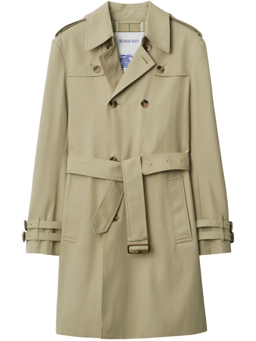 Burberry mid-length trench coat - Toni neutri