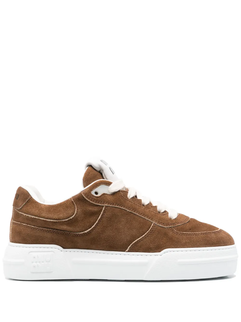 Miu Miu suede sneakers - Marrone