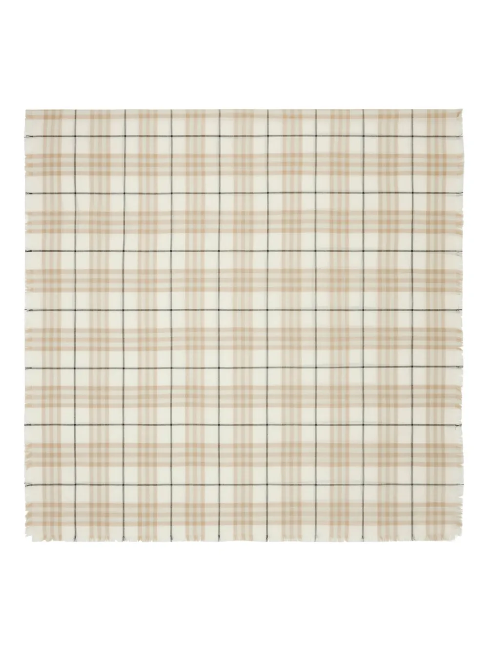 Burberry checked scarf - Toni neutri