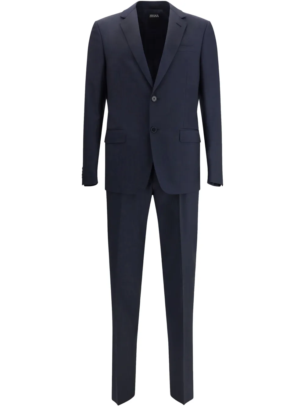 Zegna single breasted suit - Blu