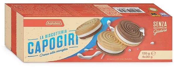 Agluten Capogiri Crema Vaniglia 120 G