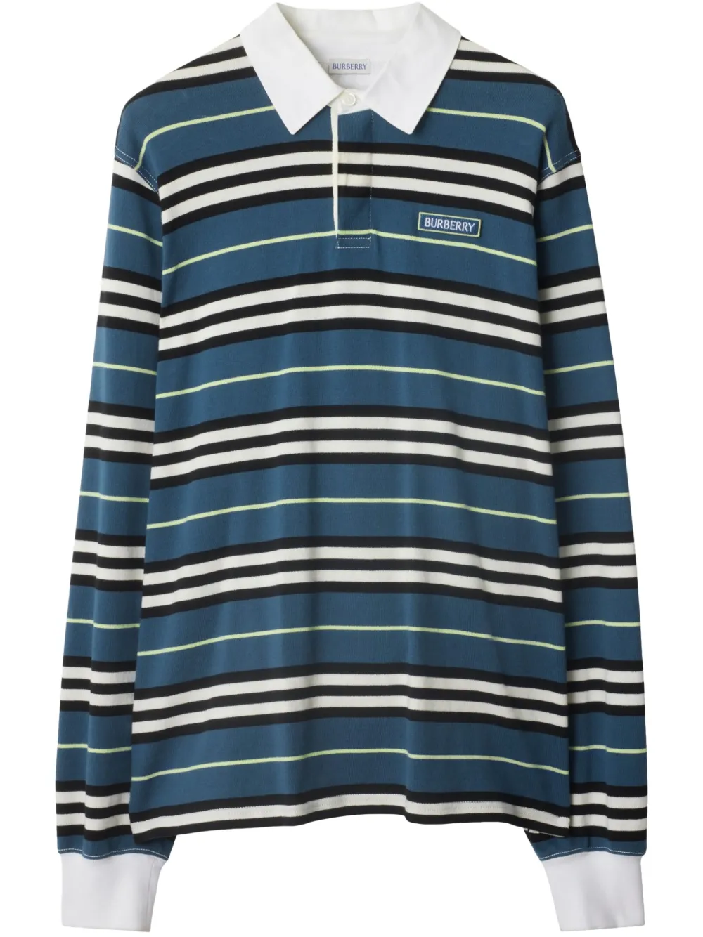 Burberry striped polo shirt - Blu