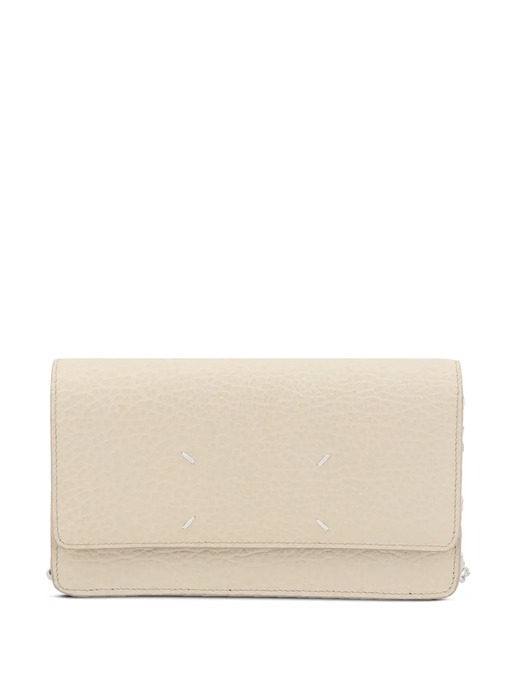 Maison Margiela Signature-four-stitches wallet - Marrone