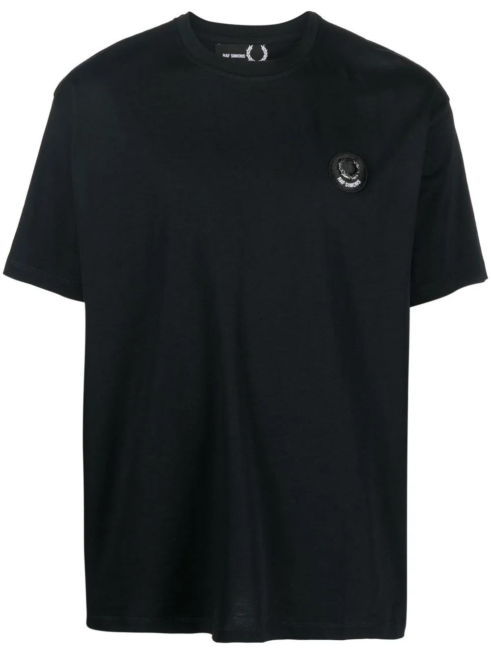 Raf Simons X Fred Perry T-shirt con applicazione - Nero