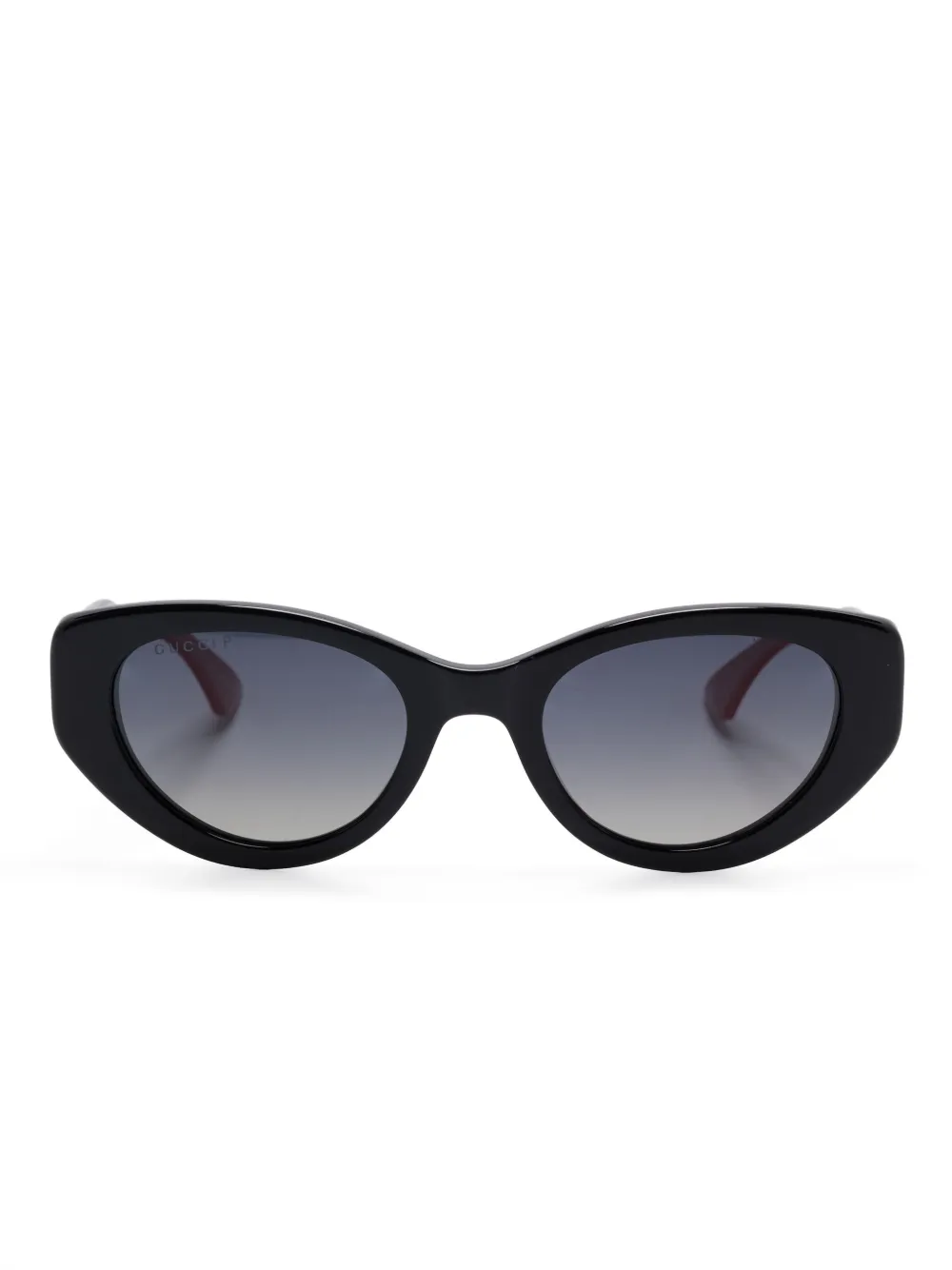 Gucci Eyewear Web-stripe sunglasses - Verde