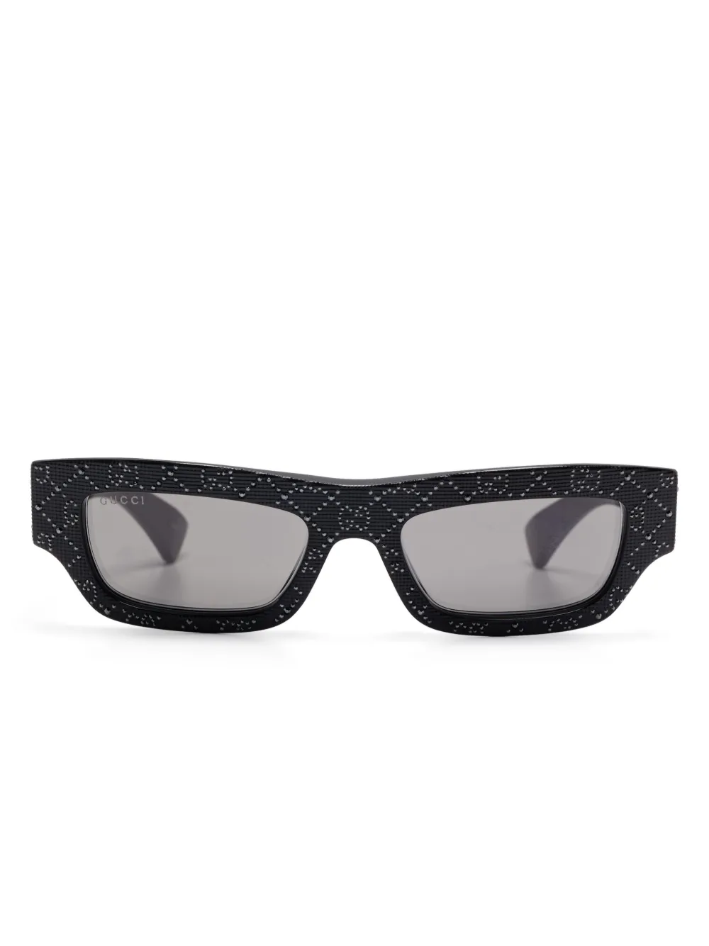 Gucci Eyewear rectangular-frame sunglasses - Nero